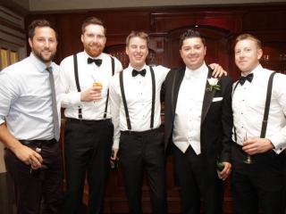 groom and groomsmen