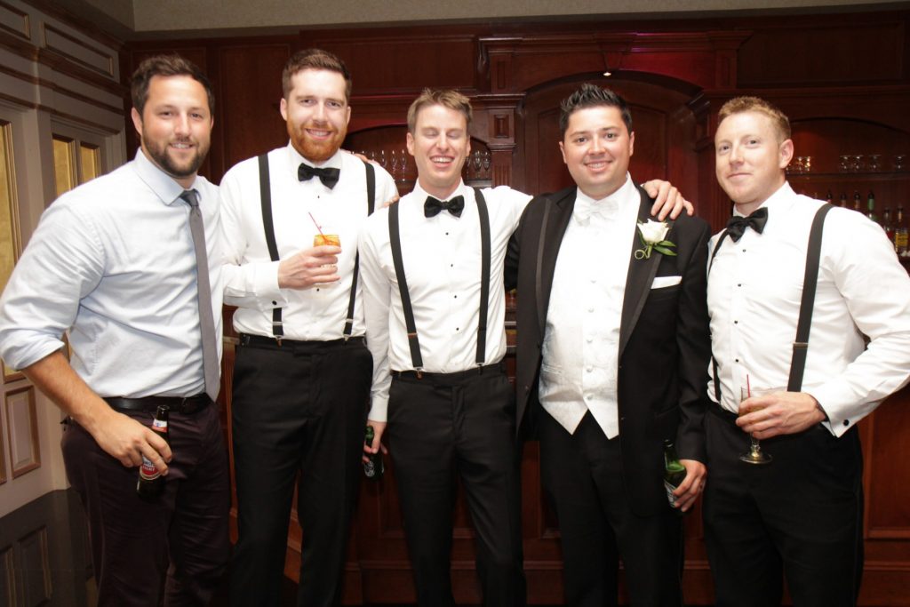 groom and groomsmen