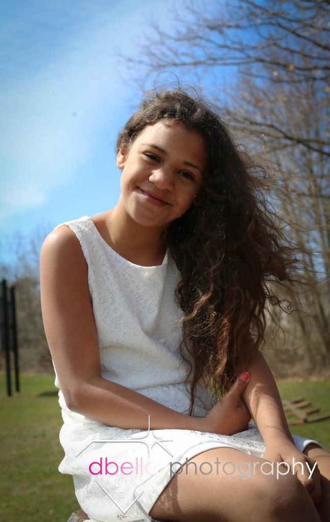 girl white dress