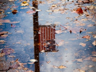reflection u.s. flag