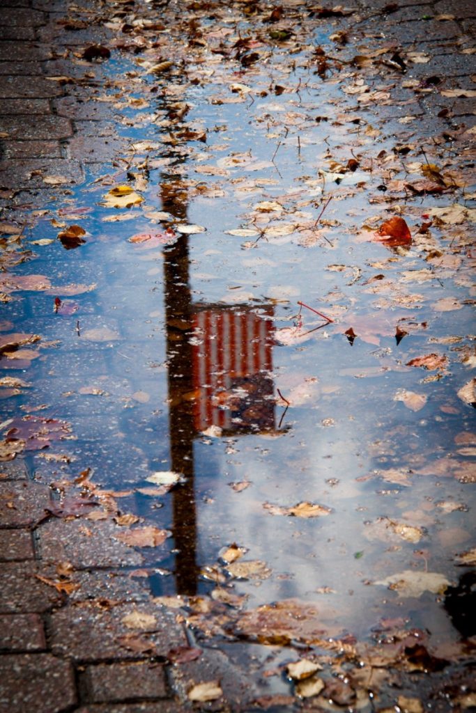 reflection u.s. flag